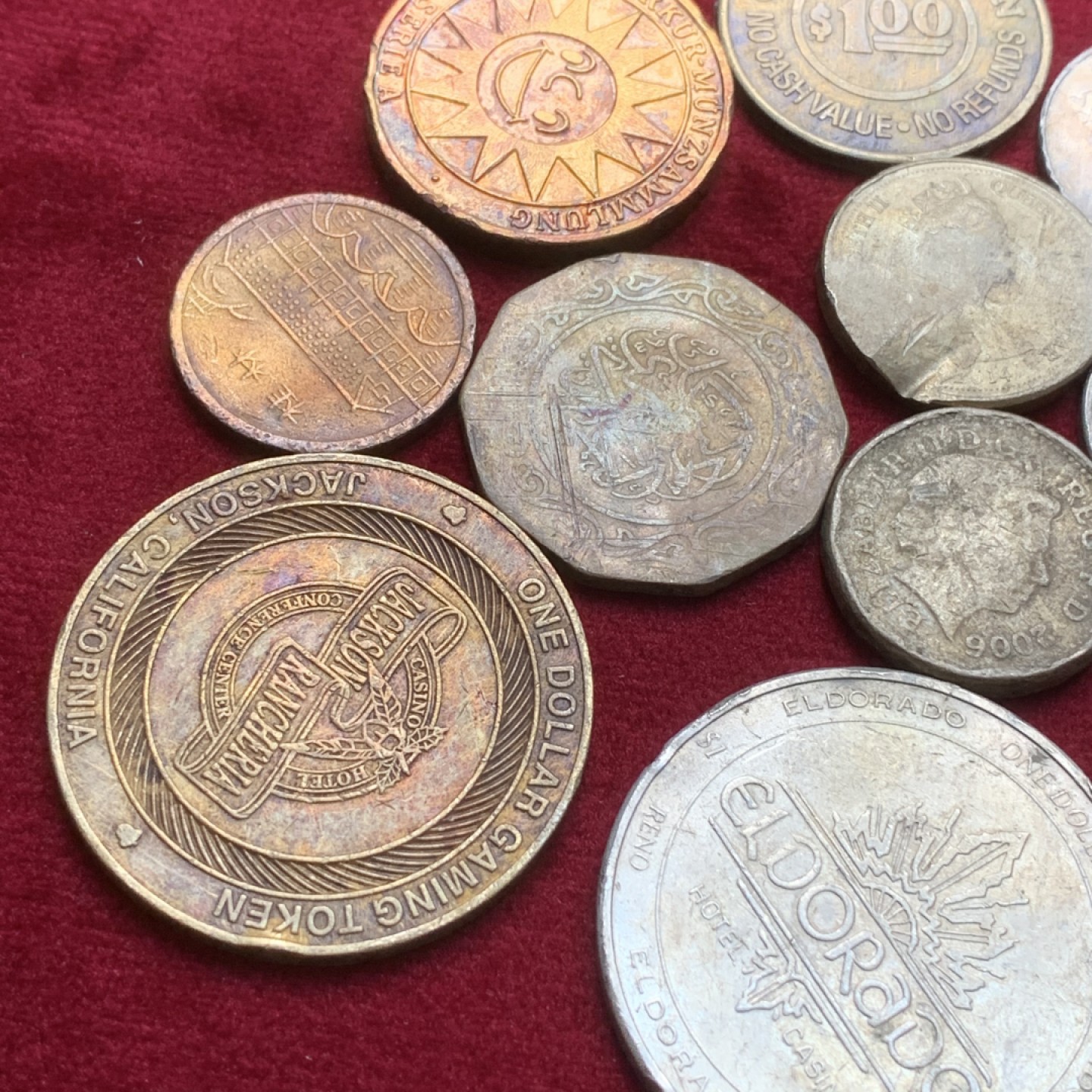 《竞宝斋》第91场-本周日，周一2场连拍（全场不限金额包邮） 外国代用币、章一堆