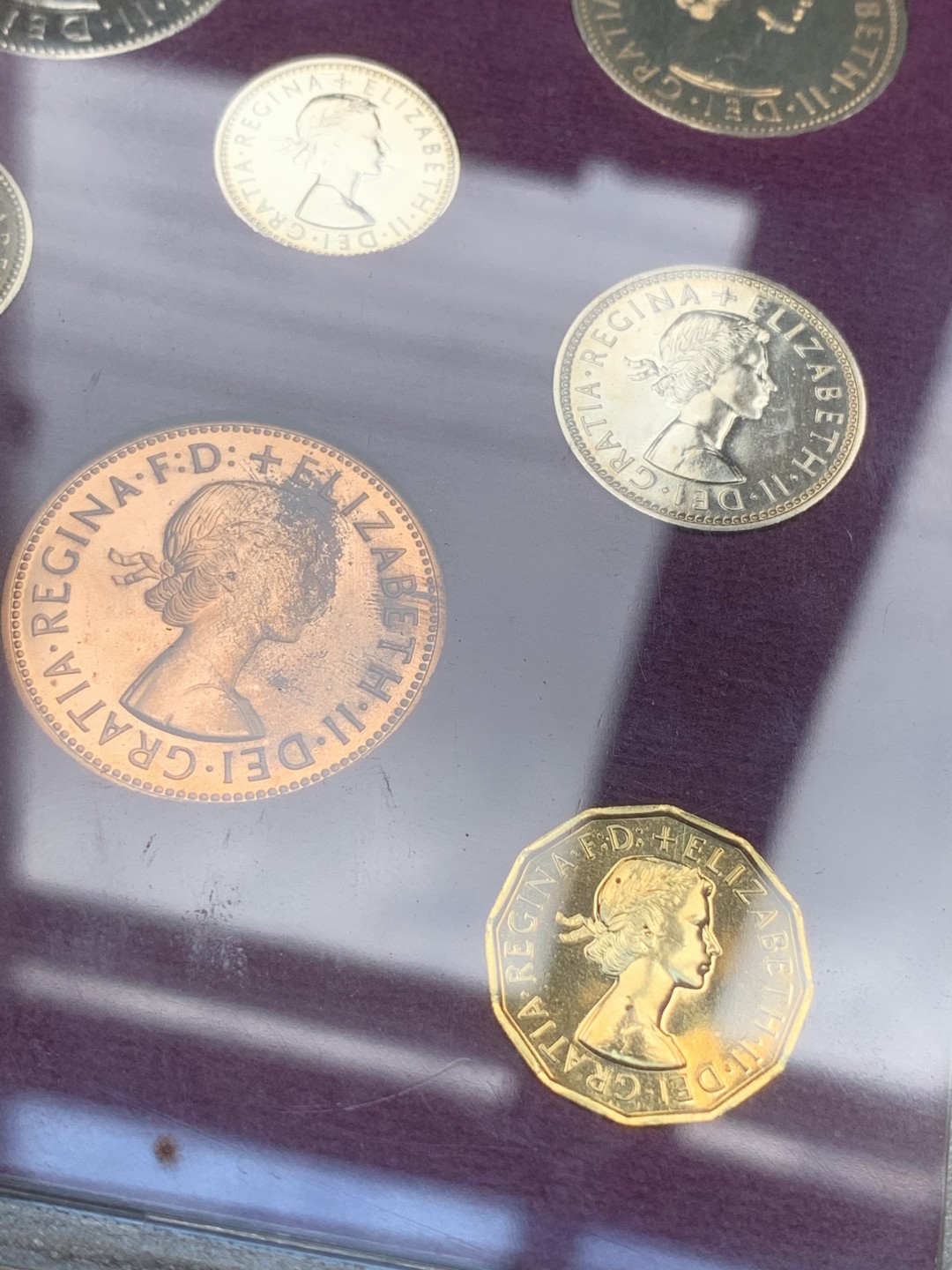 《竞宝斋》第91场-本周日，周一2场连拍（全场不限金额包邮） 英国 1970 精制套装 老币制最后一年  比较有纪念意义 收藏好品