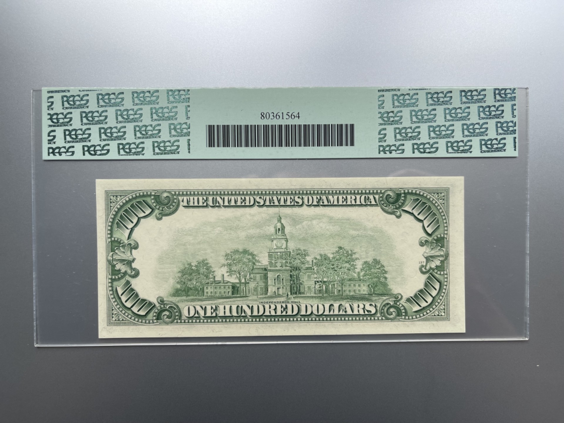 美国1950年E版$100联邦储备券 PCGS64PPQ