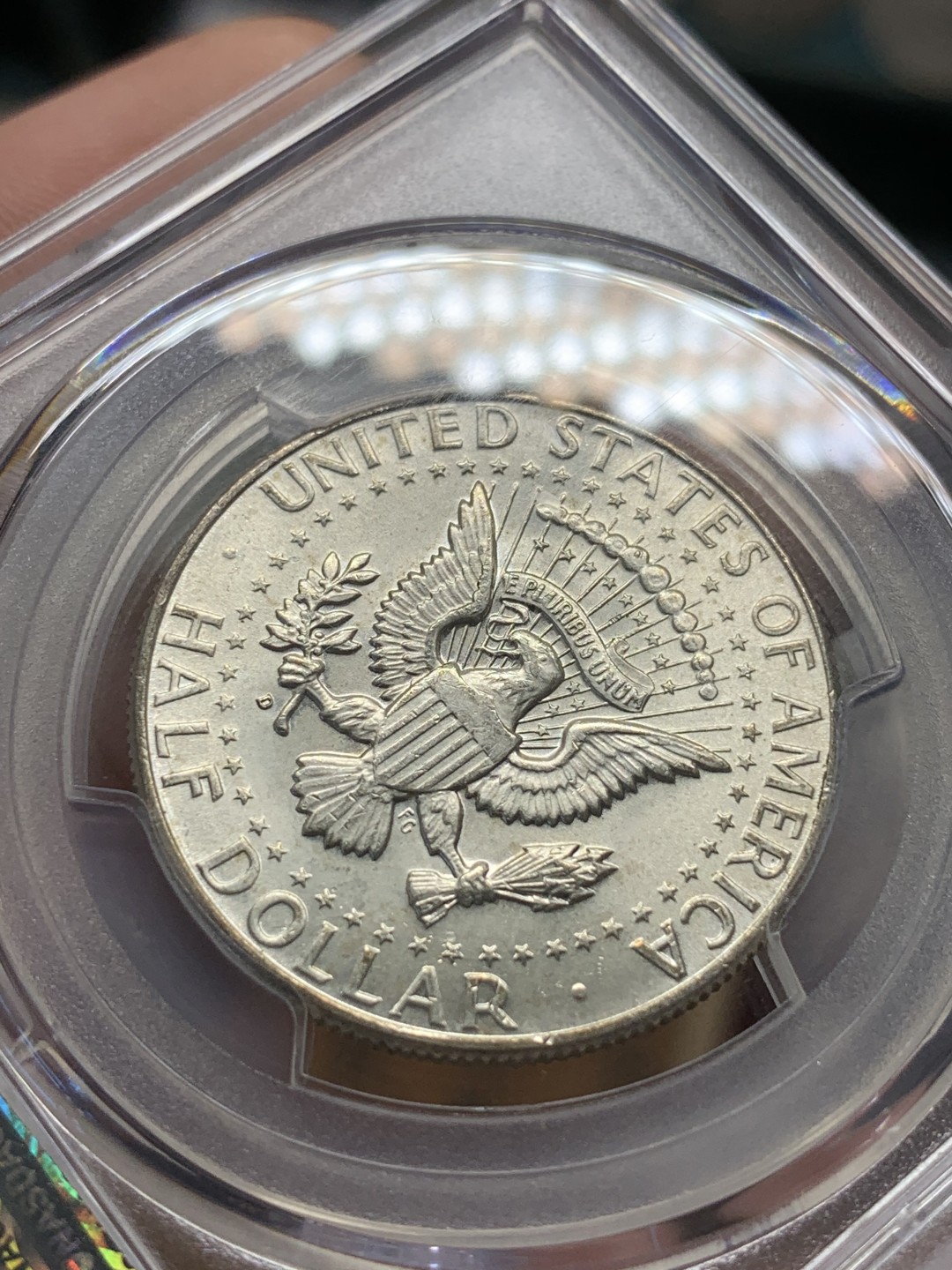 《竞宝斋》第91场-本周日，周一2场连拍（全场不限金额包邮） PCGS-MS65 美国 1964年 肯尼迪 美乐帝 爆头哥 50分 银币 唯一高银版年份