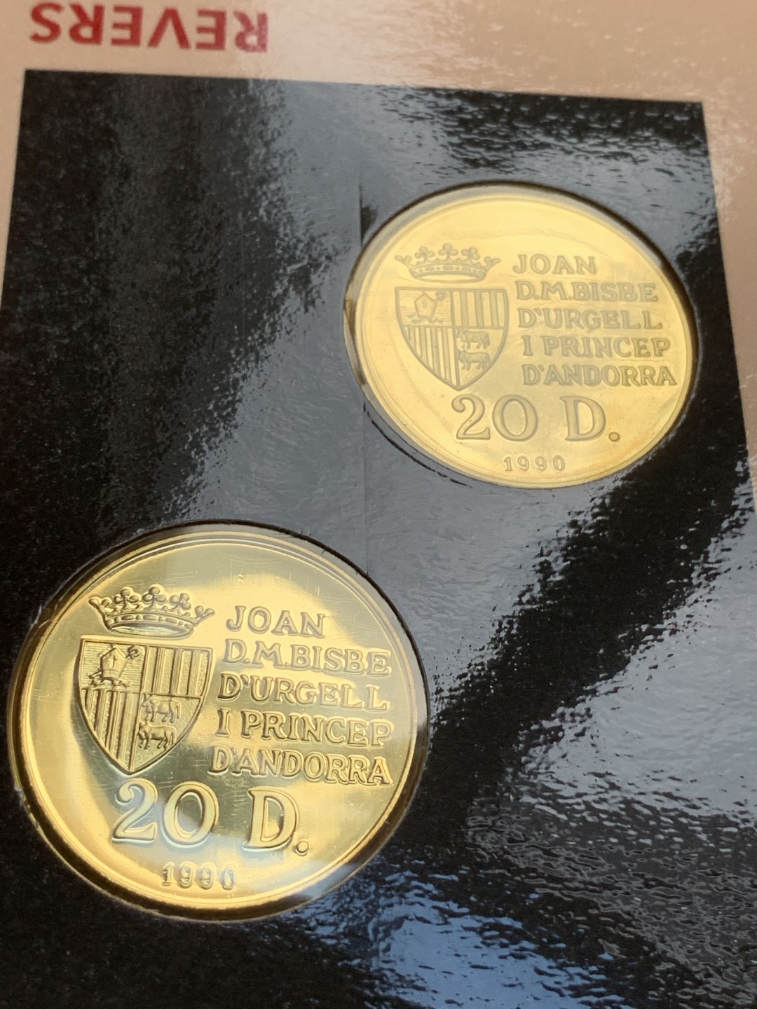 《竞宝斋》第91场-本周日，周一2场连拍（全场不限金额包邮） 卡装 安道尔 1992年 巴塞罗那 奥运 纪念银币 一套含两枚16克重925银银币 共32克银币 带证书