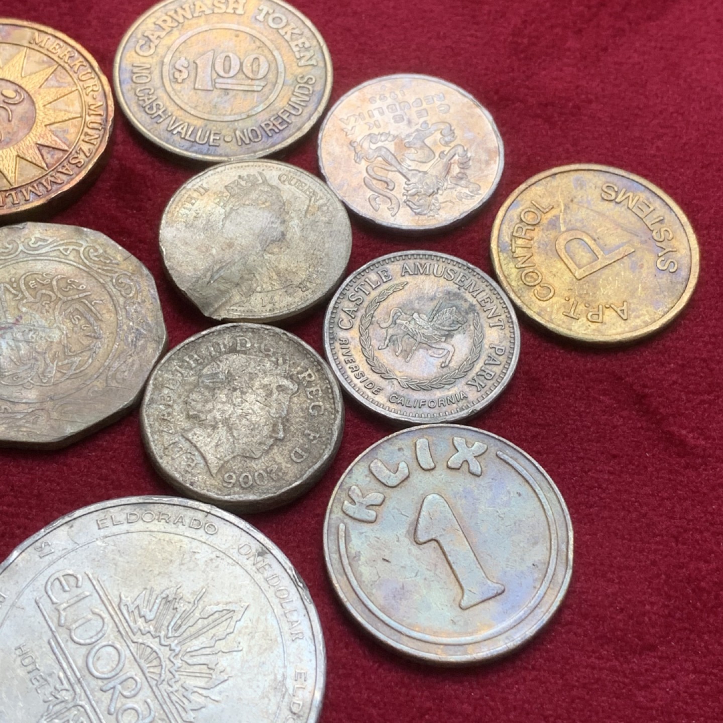 《竞宝斋》第91场-本周日，周一2场连拍（全场不限金额包邮） 外国代用币、章一堆