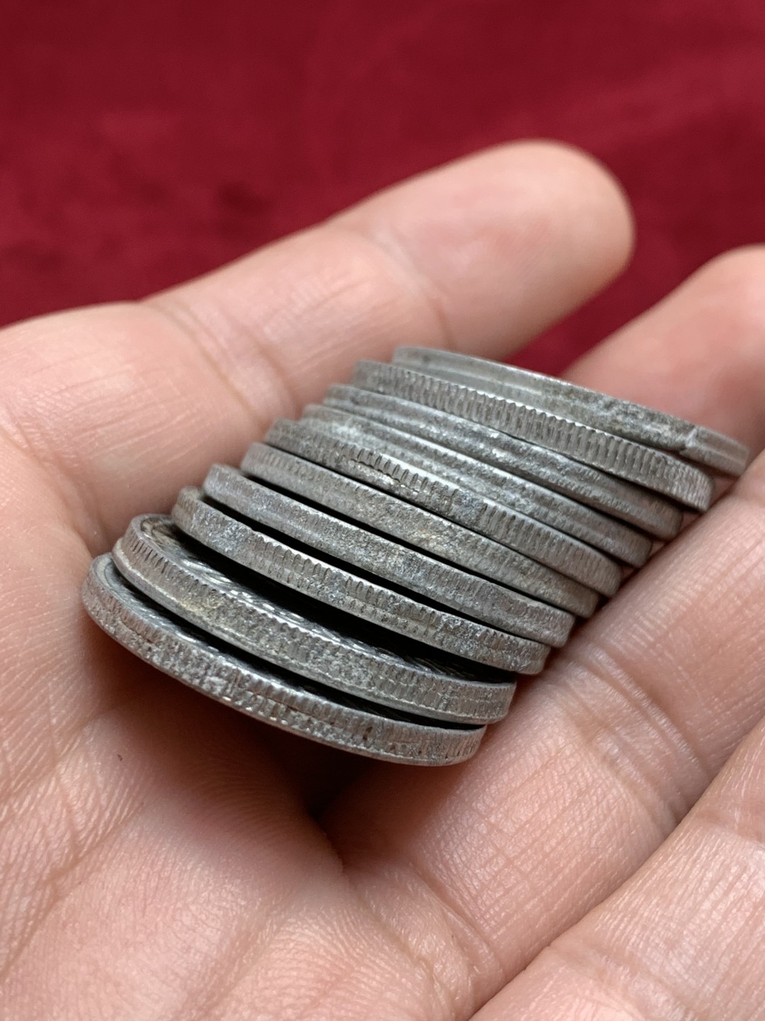 《竞宝斋》第91场-本周日，周一2场连拍（全场不限金额包邮） 1946年越南民主共和国5毫铝币流通品 10枚