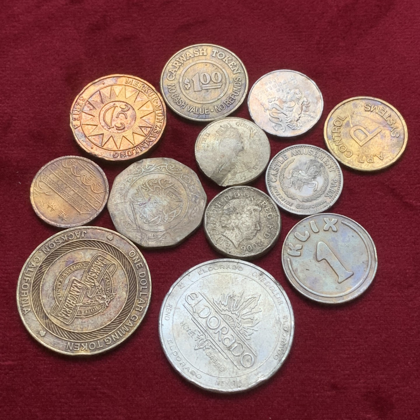 《竞宝斋》第91场-本周日，周一2场连拍（全场不限金额包邮） 外国代用币、章一堆