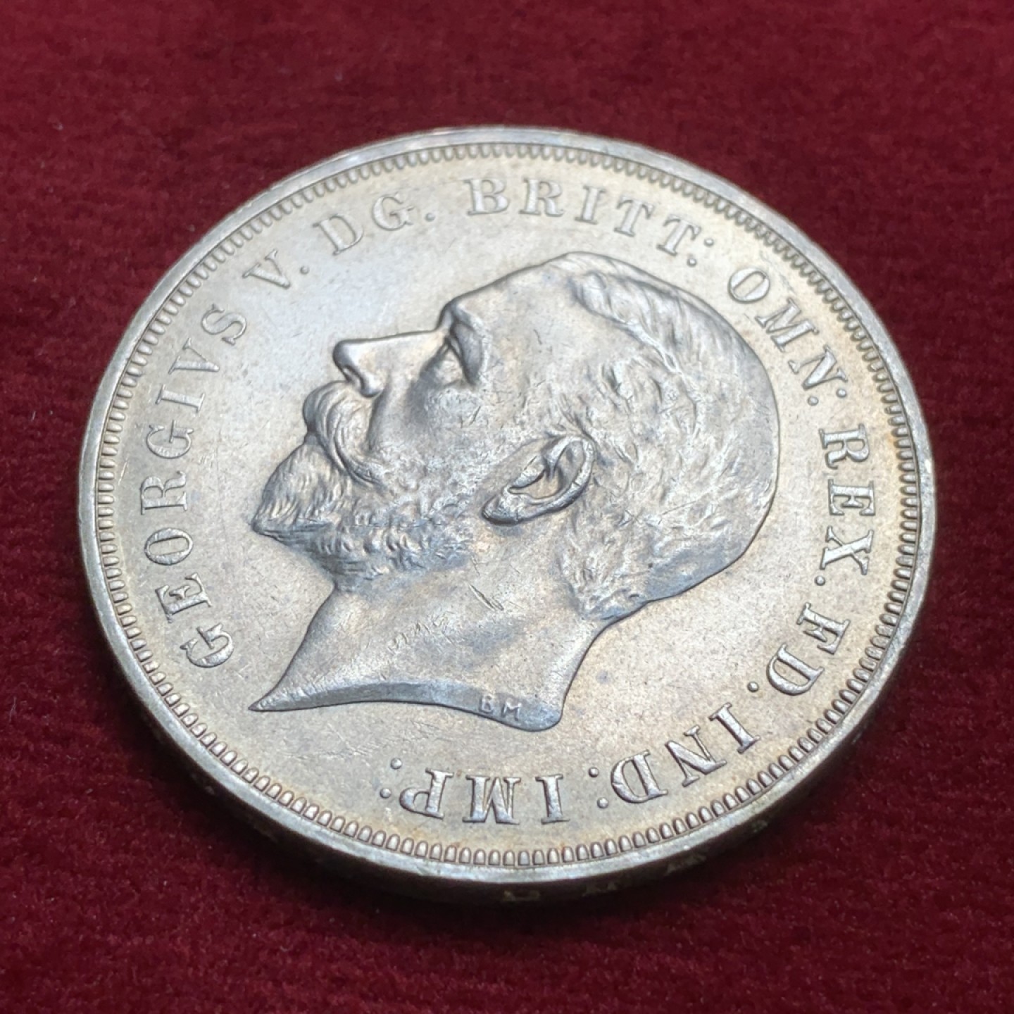 《竞宝斋》第91场-本周日，周一2场连拍（全场不限金额包邮） 英国 1935年 乔治五世 木马剑 克朗银币 