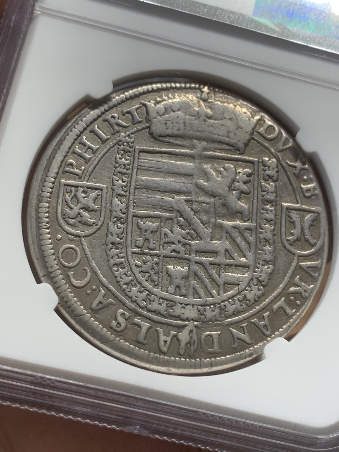 《竞宝斋》第91场-本周日，周一2场连拍（全场不限金额包邮） NGC-VF 奥地利1564年 斐迪南 神罗泰勒 大银币 少见品种