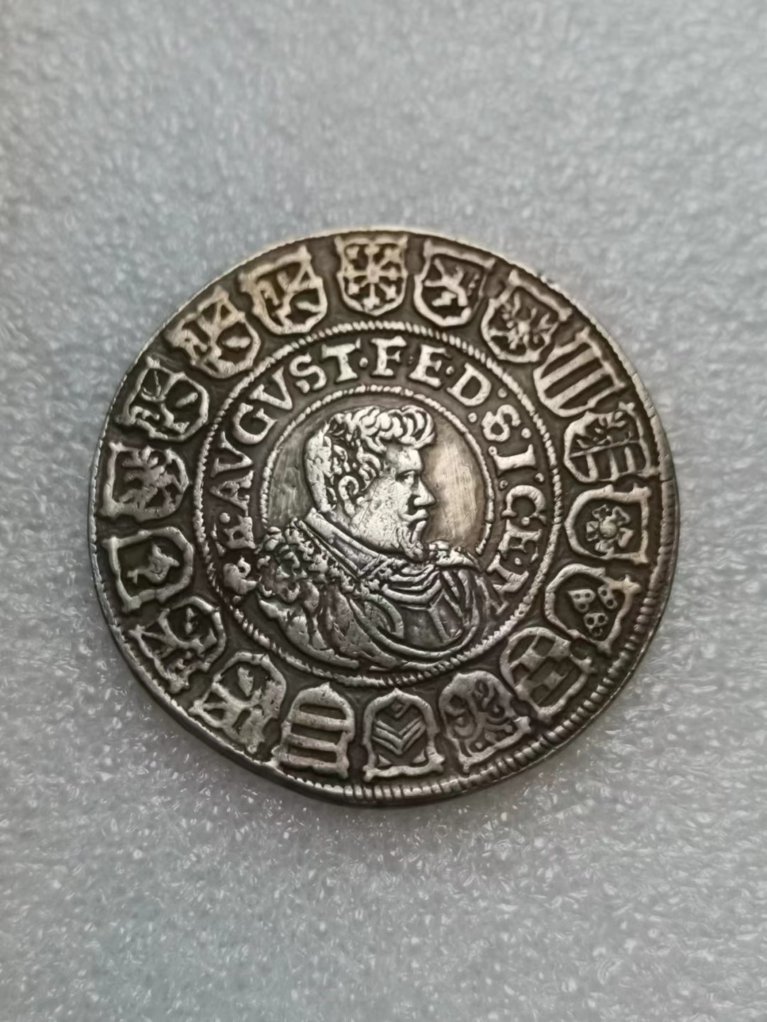 瓶子🏺第55期拍卖会 神圣罗马帝国时期1614年萨克森选帝侯1泰勒大银币