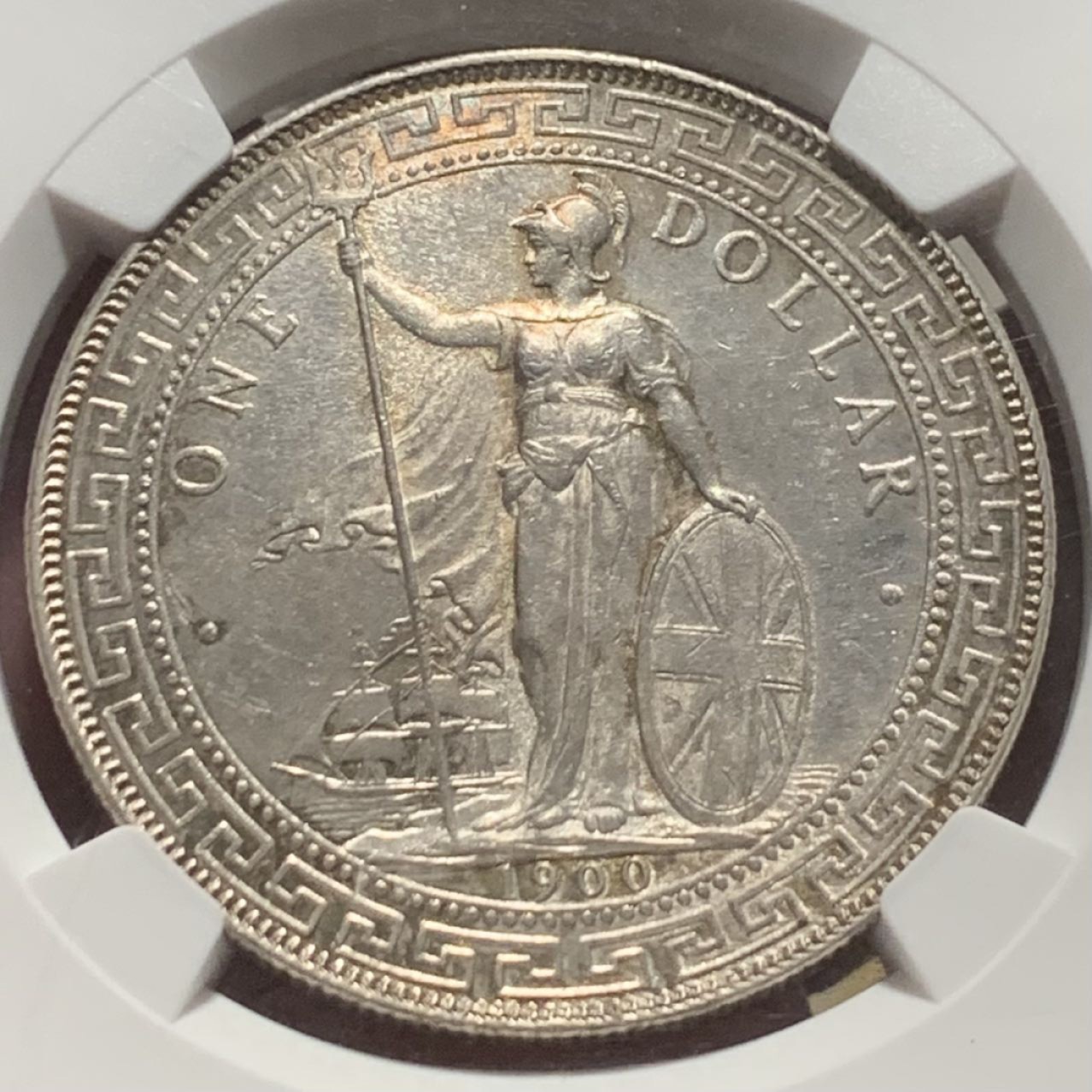 英国1900年B版贸易银元站洋壹圆银币NGC MS63 - 紫瑗钱币- 紫瑗钱币- 麦稀奇