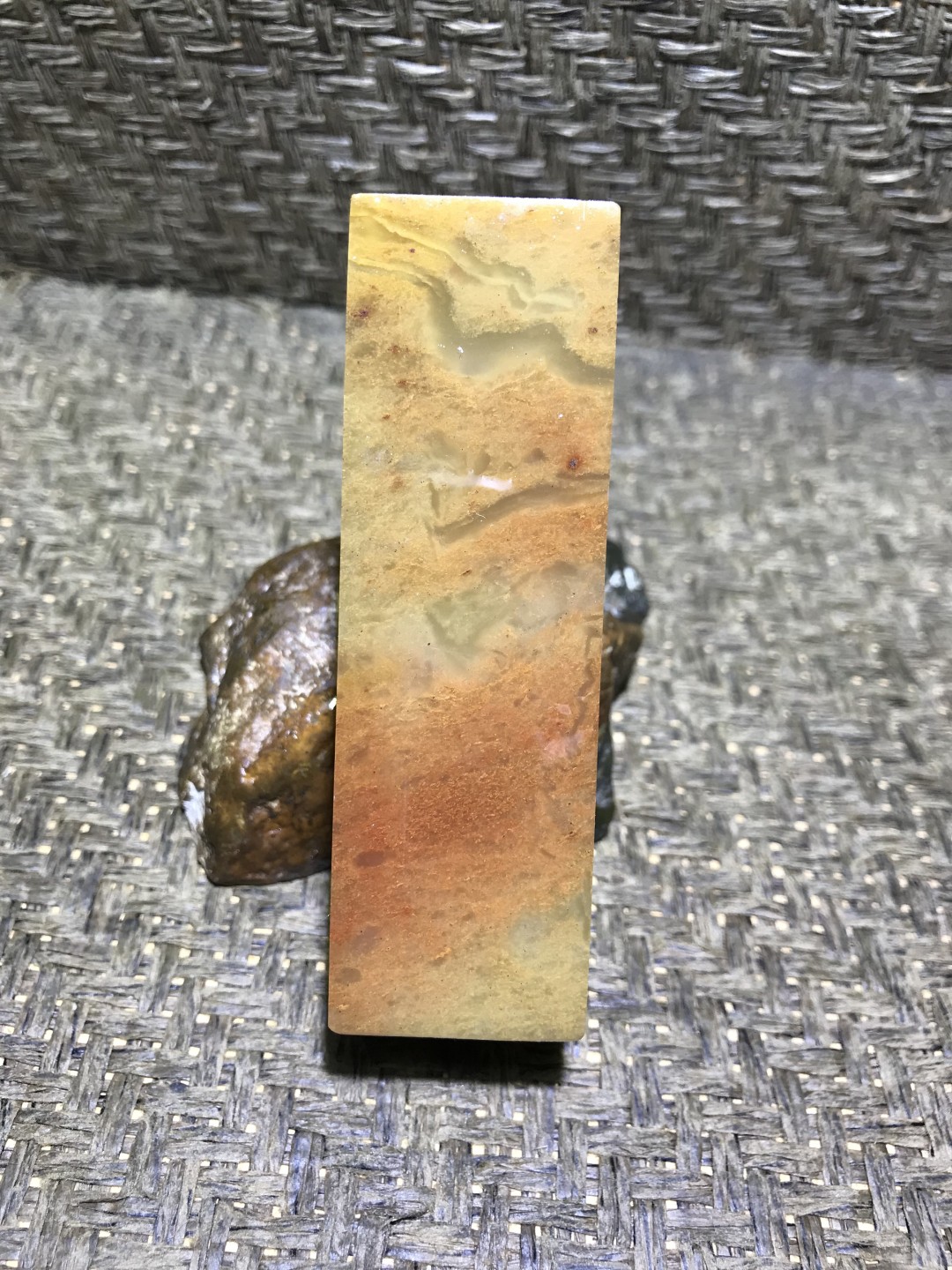 印度红花冻随形大章料一方！