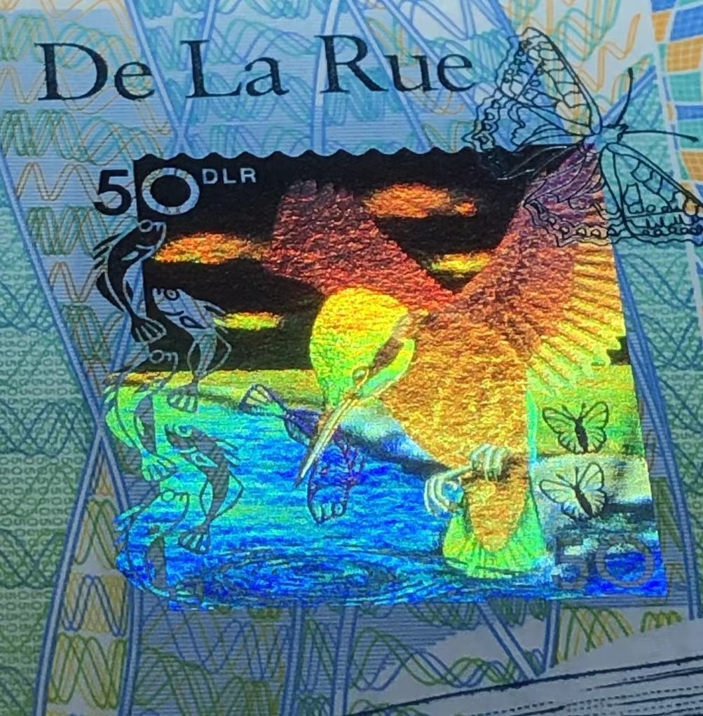 德纳罗DE LA RUE雕刻版测试钞纪念券样票