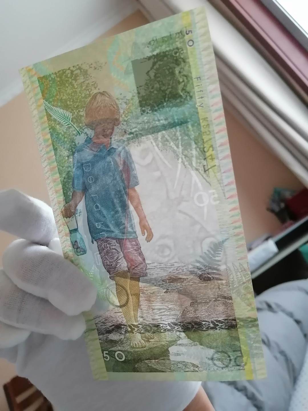 德纳罗DE LA RUE雕刻版测试钞纪念券样票