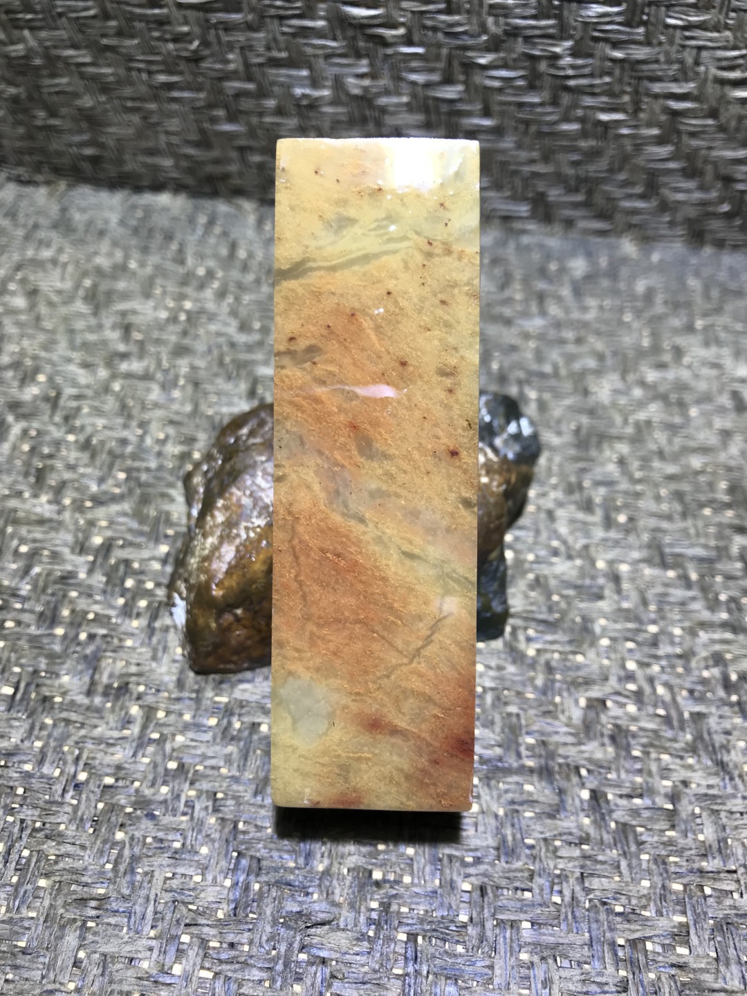 印度红花冻随形大章料一方！