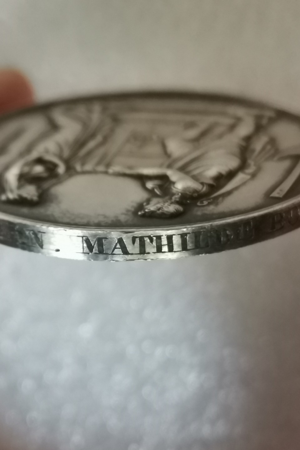 瓶子🏺第55期拍卖会 法国19世纪早期银质大版婚章