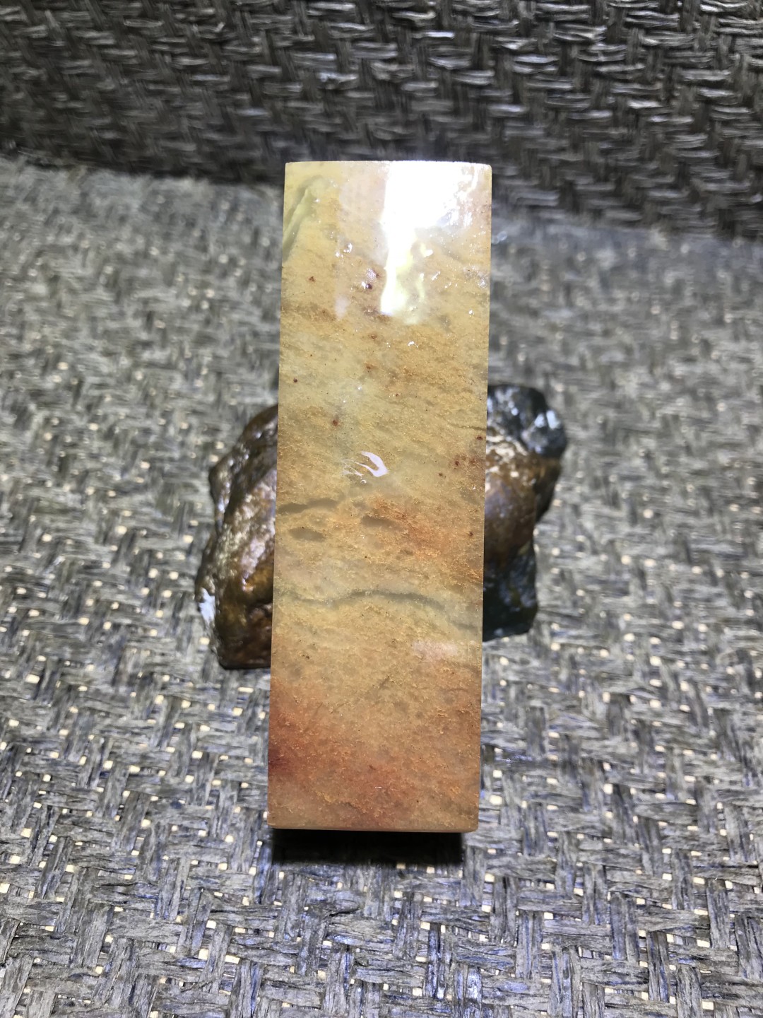印度红花冻随形大章料一方！