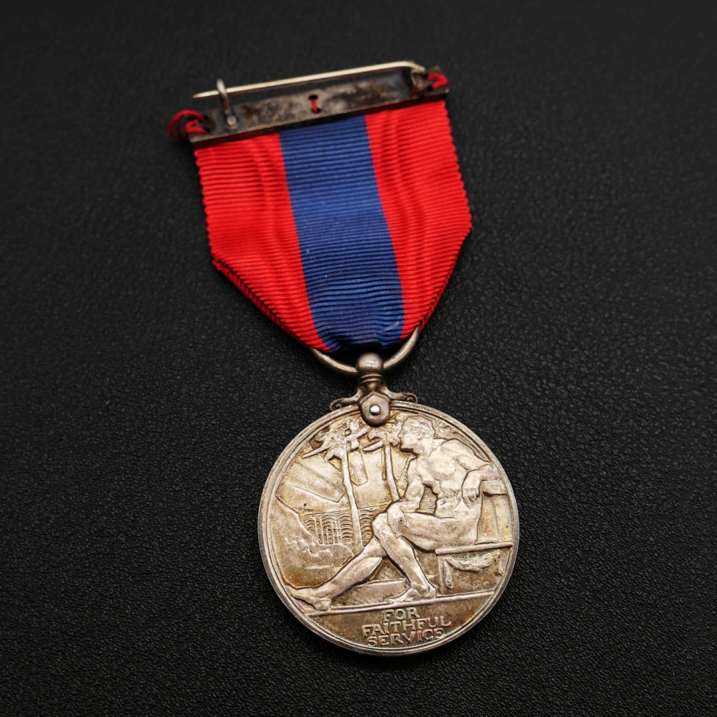 勋章奖章交易所9月3日群拍 银质英国乔治五世版帝国服务奖章