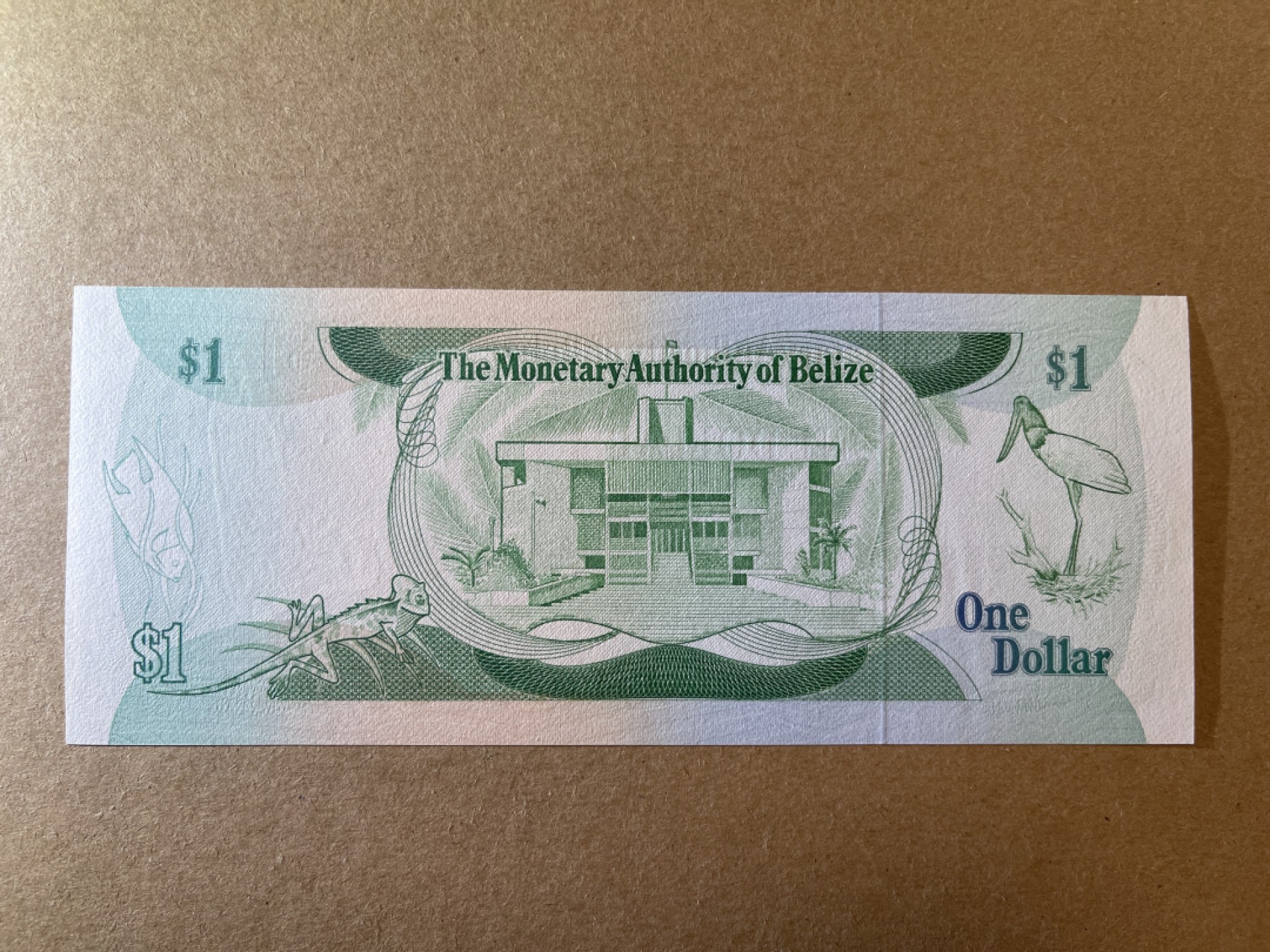 《张总收藏》71期——外币荟萃 伯利兹1元 UNC 1980年 A1冠