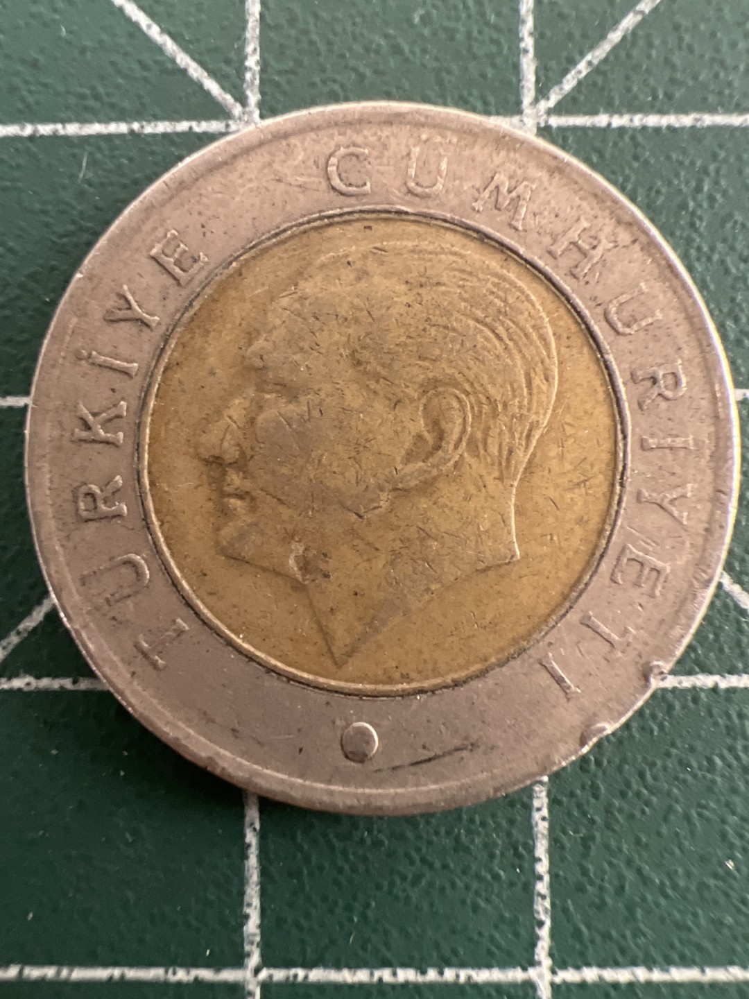 泡泡堂第七十五期  世界硬币纪念章邮票纸币专场（无押金，无佣金，捡漏，全场20包邮，偏远地区除外） 土耳其50库鲁双色