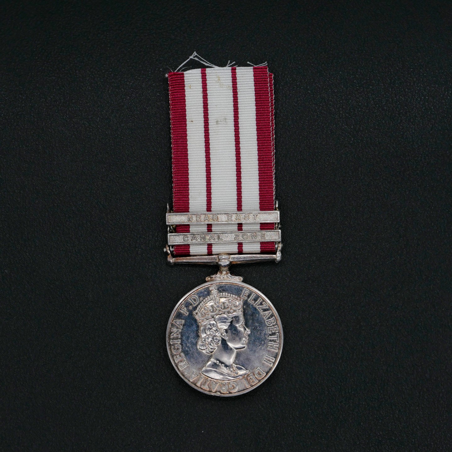 勋章奖章交易所9月3日群拍 银质双条英国海军服役奖章代章