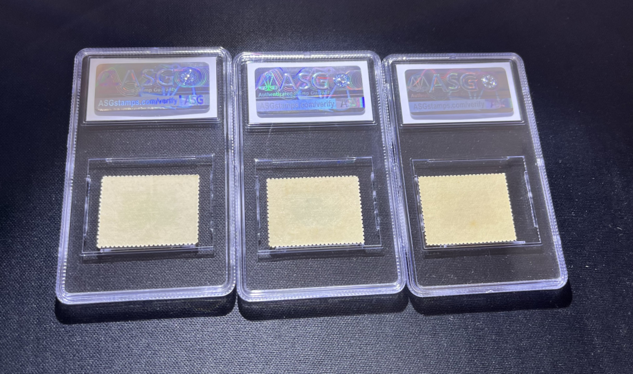 洪涛臻品 精品邮票限时拍卖第十五期 清宣统登记邮票新  ASG评级 85OG 大块精挑送评，105最严格出分，100多年的邮票，能评到85分实属不易，且拍且珍惜，价值洼地，注意捡漏