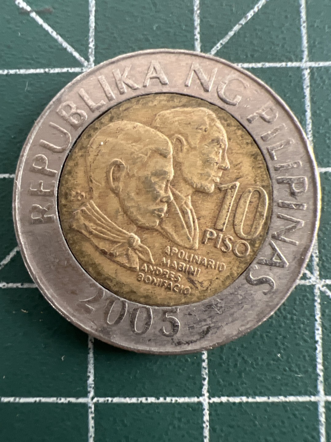 泡泡堂第七十五期  世界硬币纪念章邮票纸币专场（无押金，无佣金，捡漏，全场20包邮，偏远地区除外） 菲律宾十皮双色