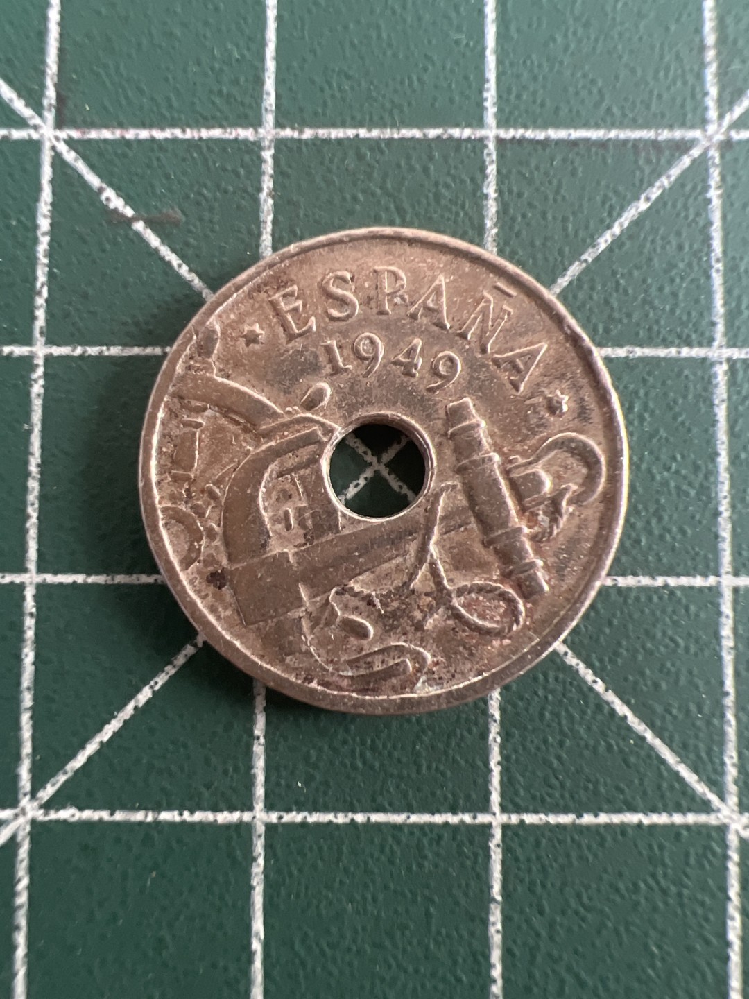 泡泡堂第153期  世界硬币专场（无押金，无佣金，捡漏，全场20包邮，偏远地区除外） 西班牙1949年50分