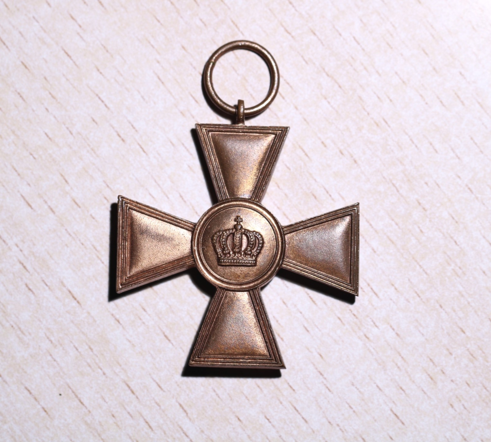 大猫徽章拍卖第201期 普鲁士15年服役十字 铜质