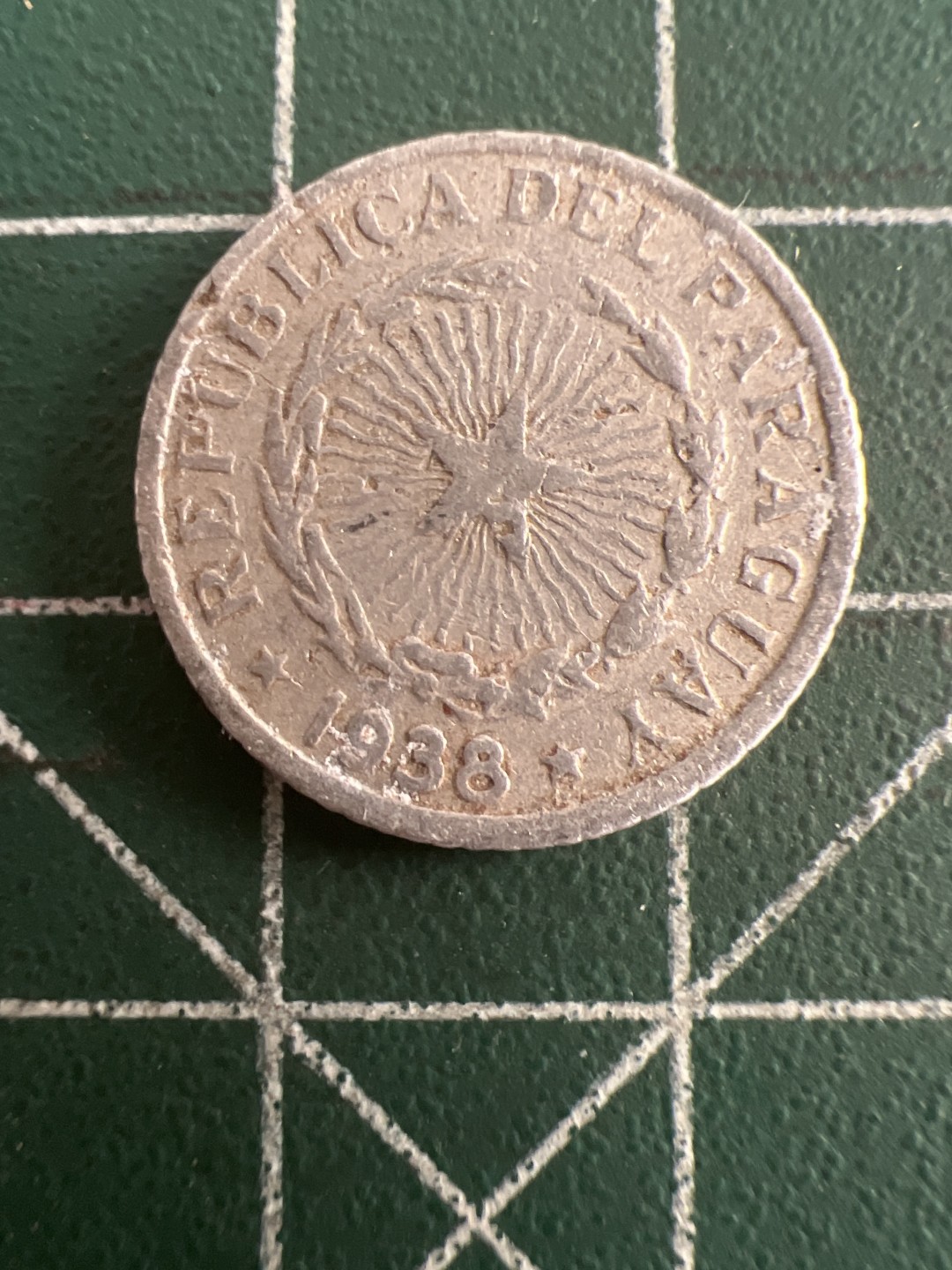 泡泡堂第109期  世界硬币邮票专场（无押金，无佣金，捡漏，全场20包邮，偏远地区除外） 巴拉圭1938年50分老币