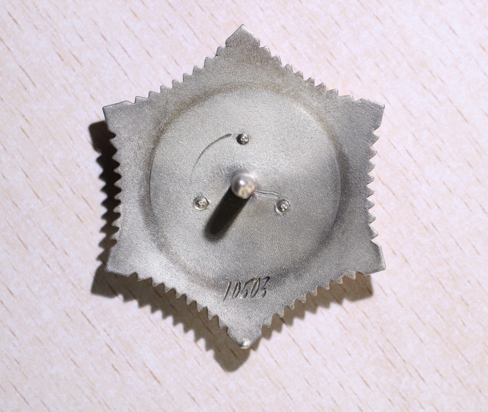 大猫徽章拍卖第201期 蒙古🇲🇳北极星勋章一对 好品银质