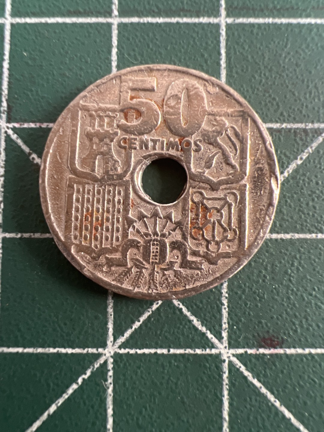 泡泡堂第七十八期  世界硬币专场（无押金，无佣金，捡漏，全场20包邮，偏远地区除外） 西班牙1949年50分