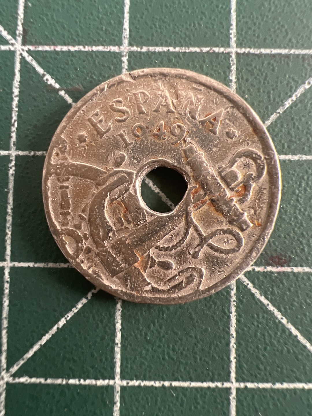 泡泡堂第七十八期  世界硬币专场（无押金，无佣金，捡漏，全场20包邮，偏远地区除外） 西班牙1949年50分