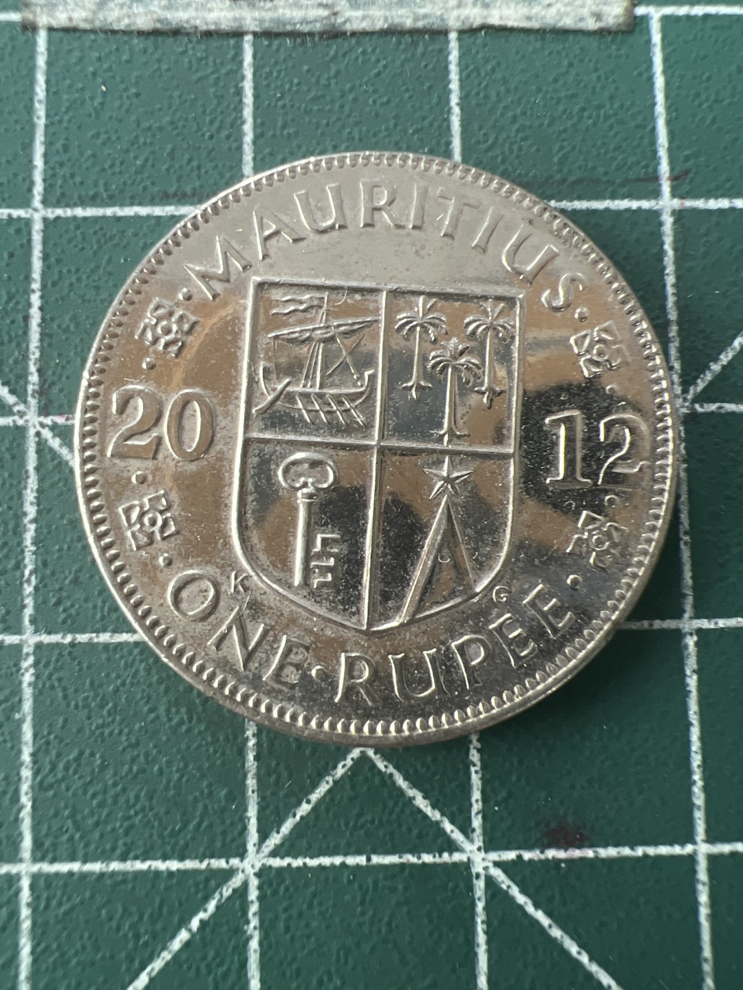 泡泡堂第七十六期  世界硬币邮票专场（无押金，无佣金，捡漏，全场20包邮，偏远地区除外） 毛里求斯一元