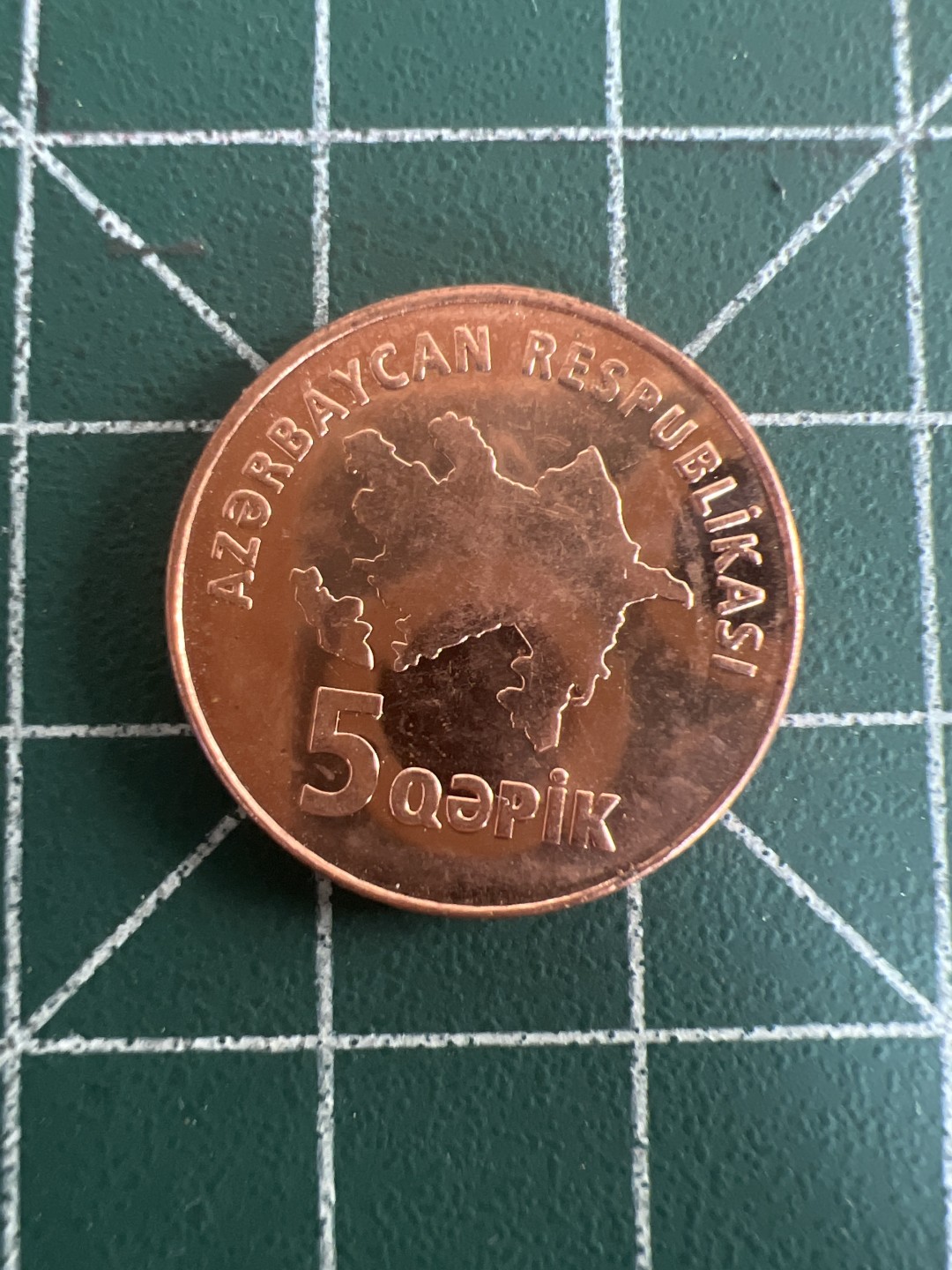 泡泡堂第七十九期  世界硬币纪念章邮票专场（无押金，无佣金，捡漏，全场20包邮，偏远地区除外） 阿塞拜疆五分