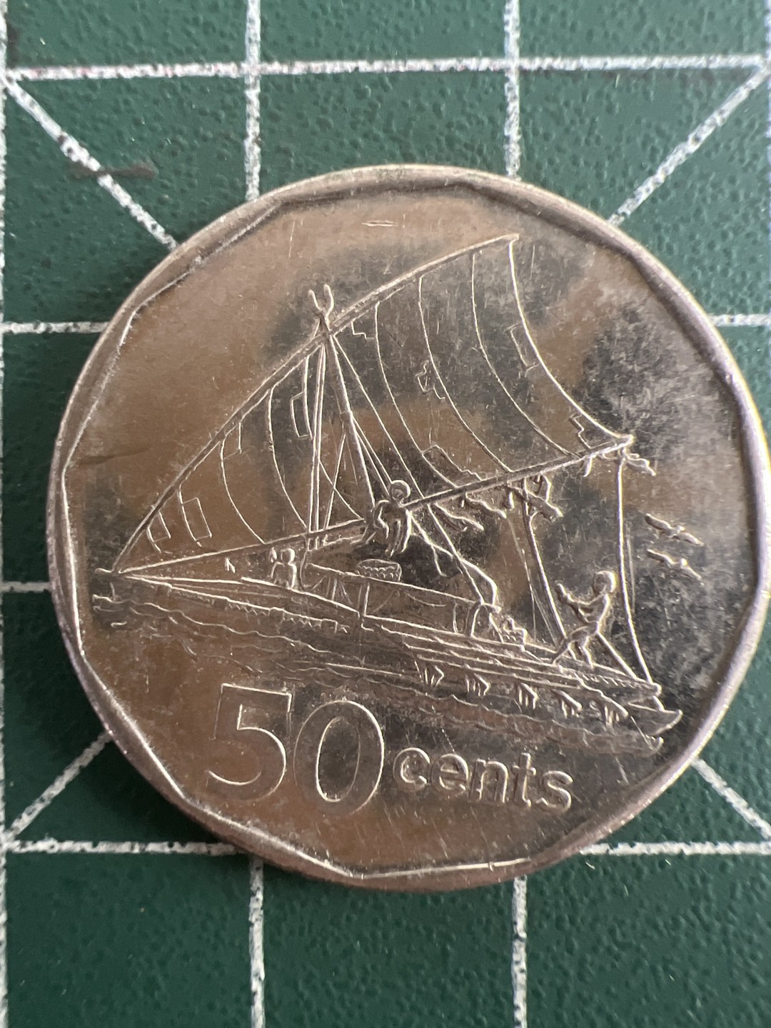 泡泡堂第七十九期  世界硬币纪念章邮票专场（无押金，无佣金，捡漏，全场20包邮，偏远地区除外） 斐济50分