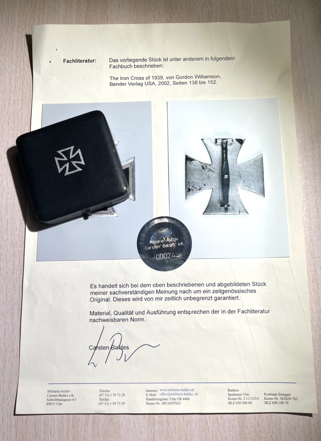 大猫徽章拍卖第201期 勿忘历史 珍爱和平 EK1原盒26厂 绝美品