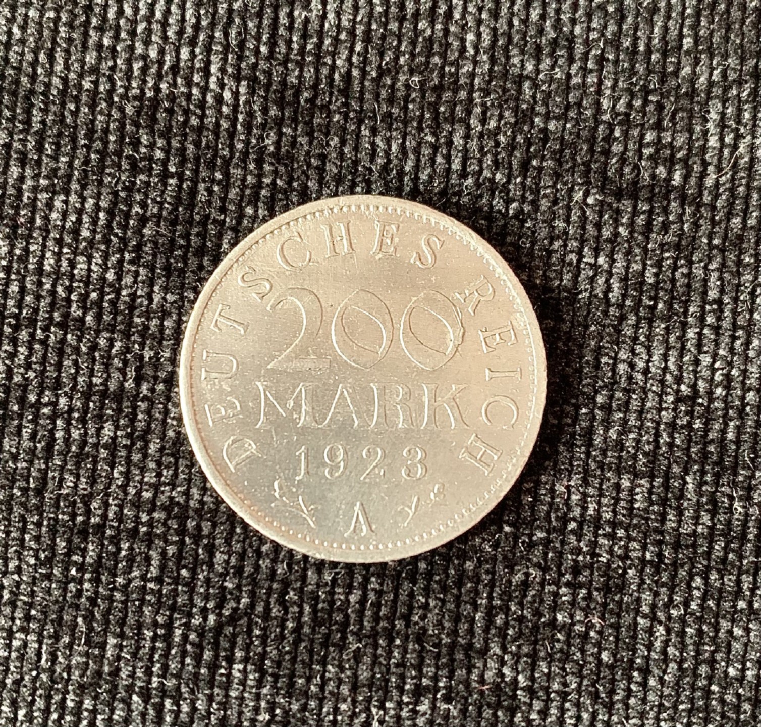 ⚜️圣域骑士收藏团之硬币散币专场 【总第8场】 欧洲 1923年德国200马克铝币 有边齿