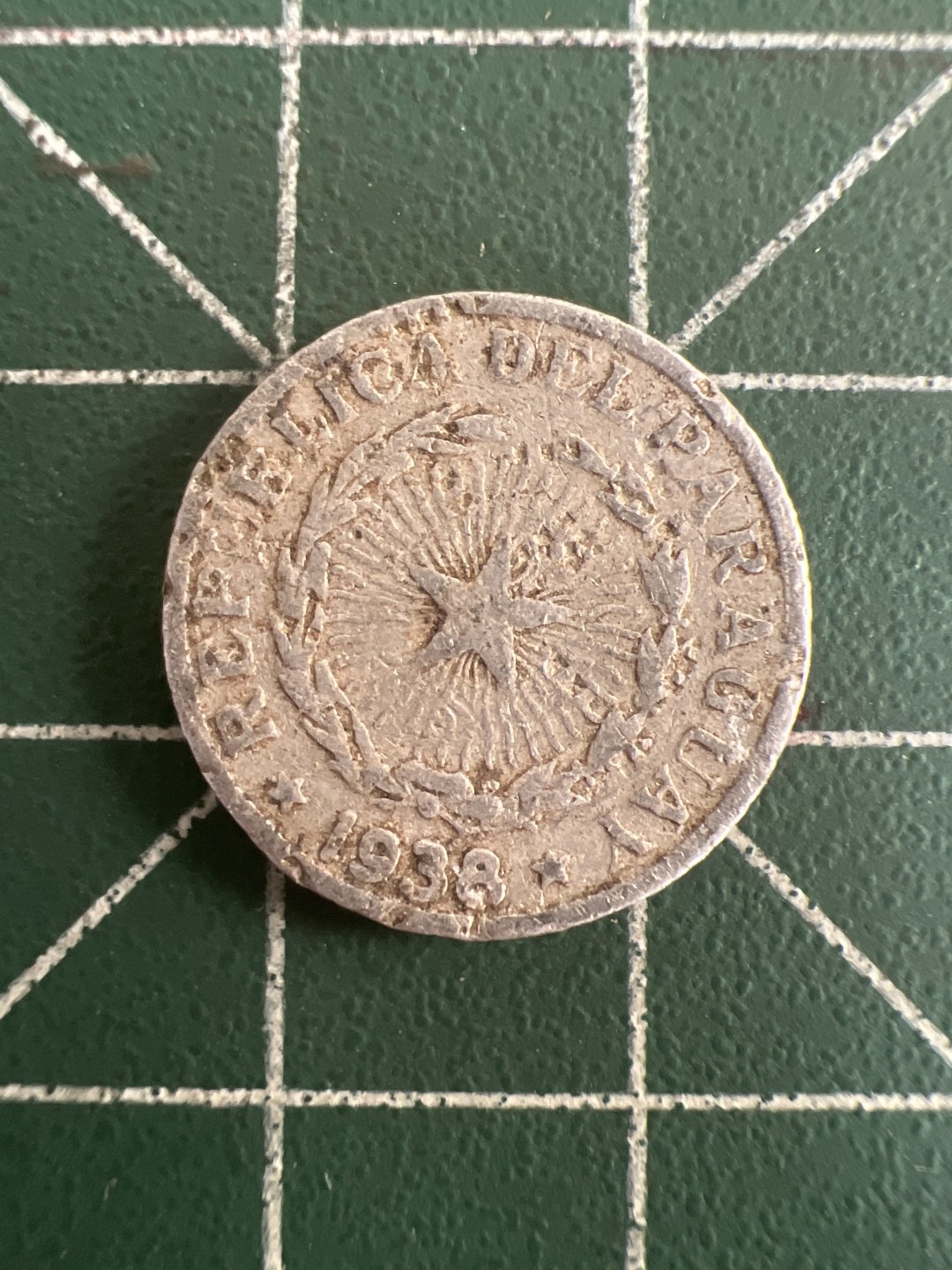 泡泡堂第七十九期  世界硬币纪念章邮票专场（无押金，无佣金，捡漏，全场20包邮，偏远地区除外） 巴拉圭1938年50分