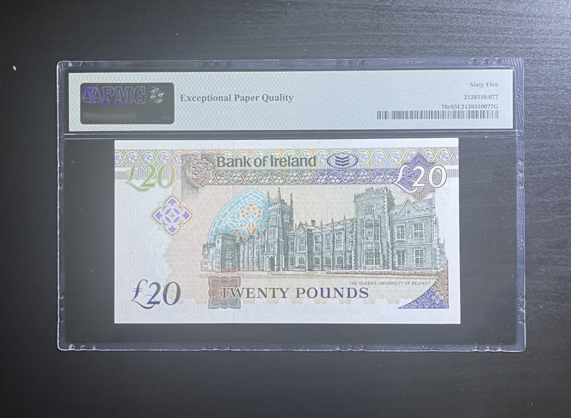 【丑猫0911】今晚7点整，自动快拍 2000年北爱尔兰20镑(无47城堡)