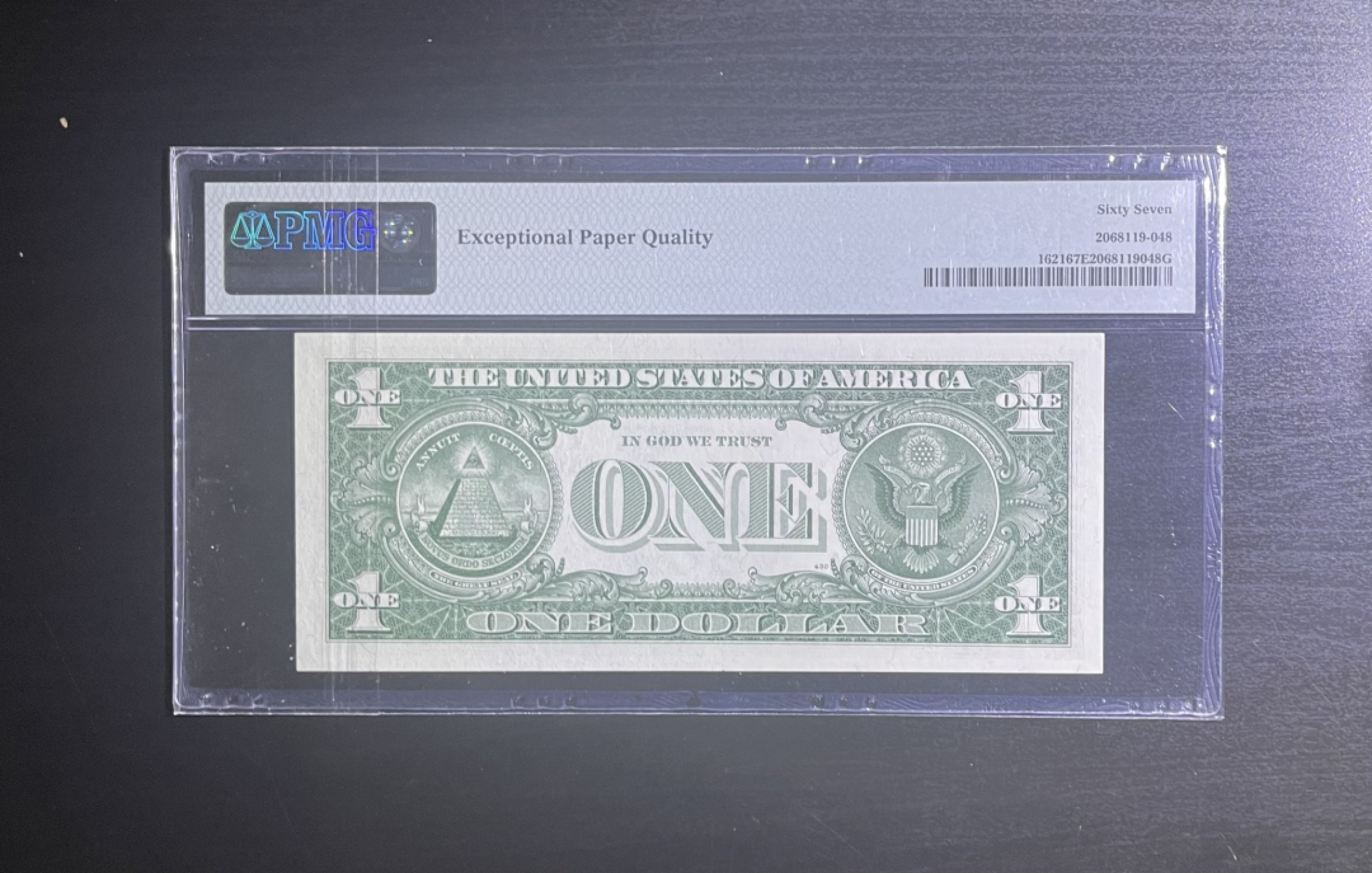 【丑猫0911】今晚7点整，自动快拍 1957年蓝库1美元(高分)