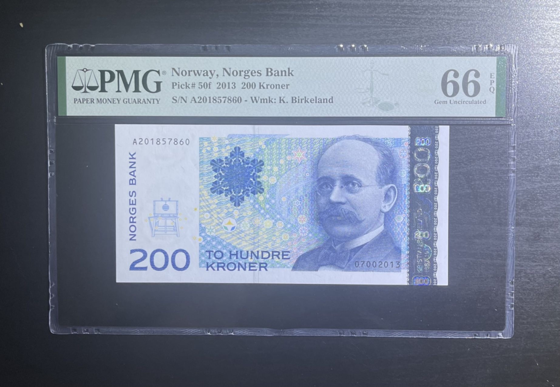 【丑猫0911】今晚7点整，自动快拍 13年挪威200克朗A冠