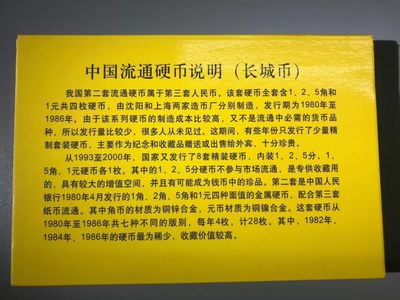 1981年长城套币