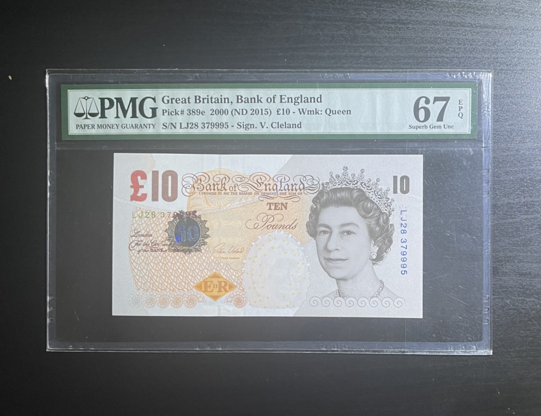 【丑猫0911】今晚7点整，自动快拍 英国E序列10镑