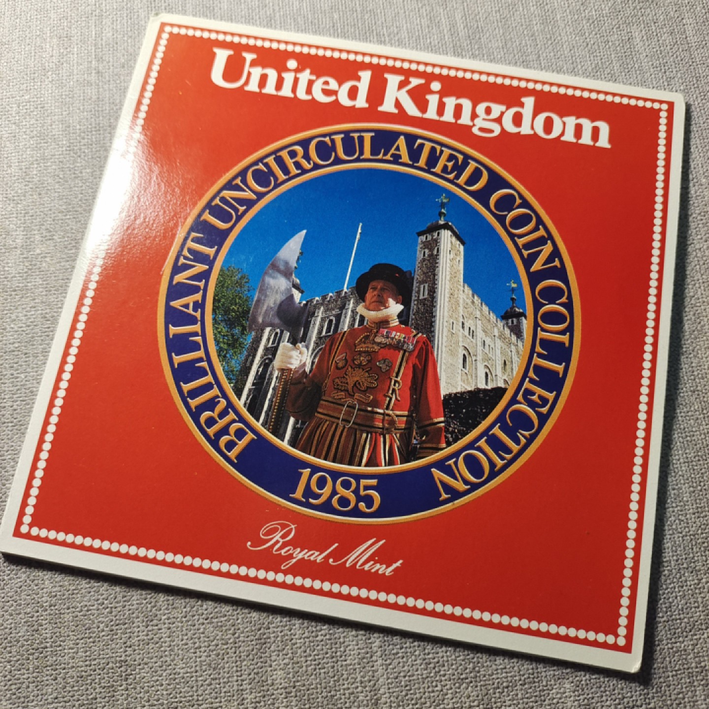 【丑猫0911】今晚7点整，自动快拍 85英国全套硬币(全新官封)