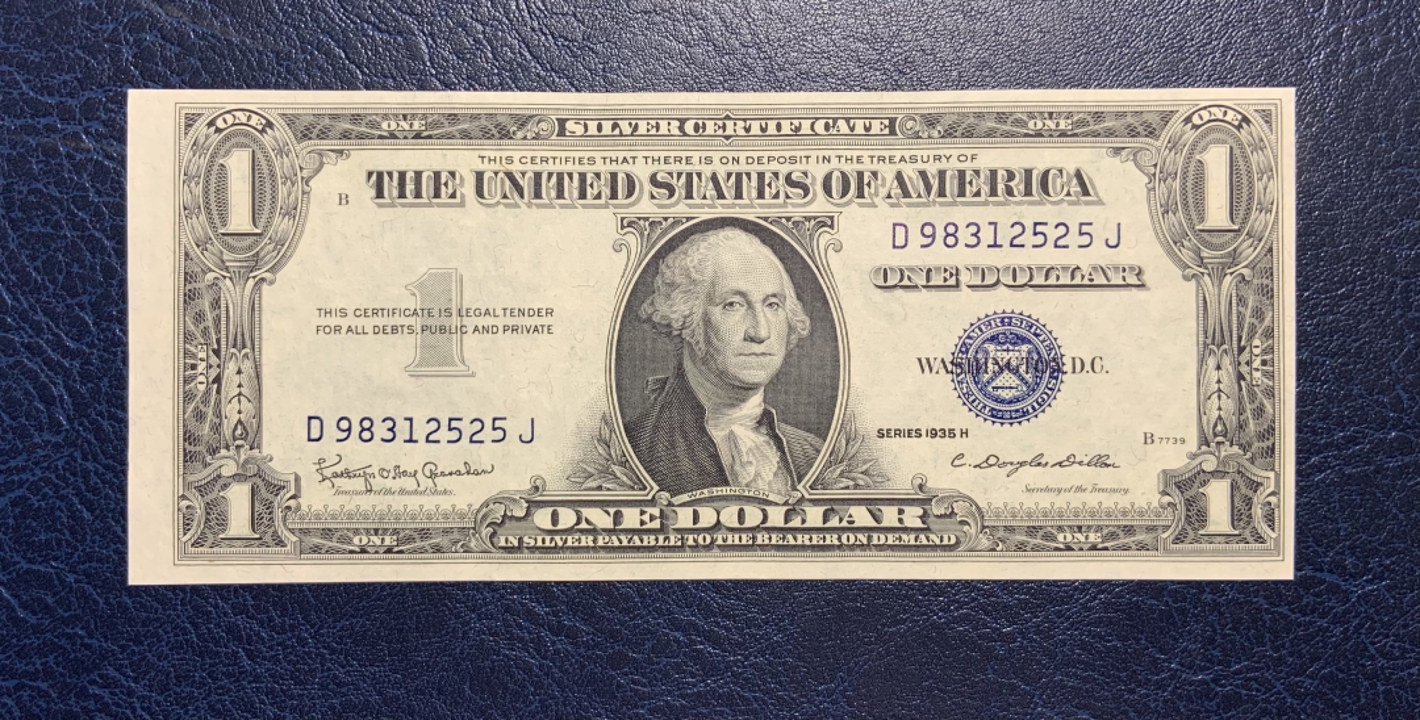 收藏联盟Quantum Auction 第189期中秋拍卖(已更新) 美国1935年1美元银币券 品相全新UNC