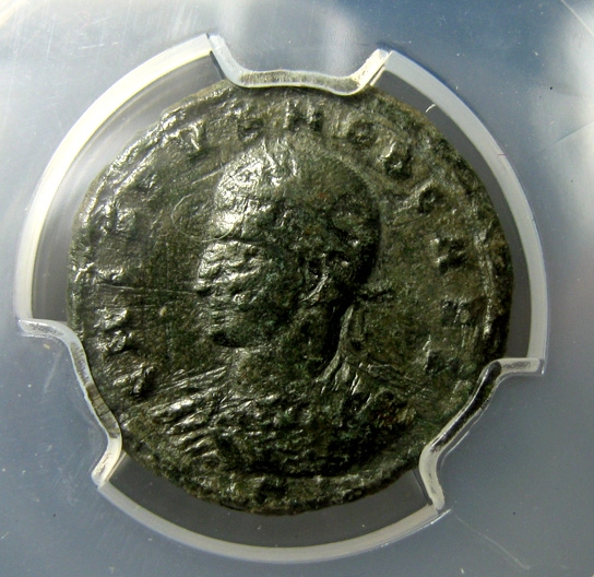 古罗马铜币,克里斯帕斯,316-324,1富利,18.8mm3.1g,闻德评级R0531hx