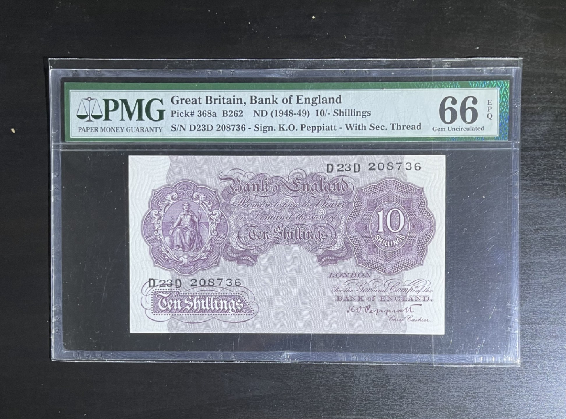 【丑猫0911】今晚7点整，自动快拍 英国紫色10镑【冠军分，全球唯一】