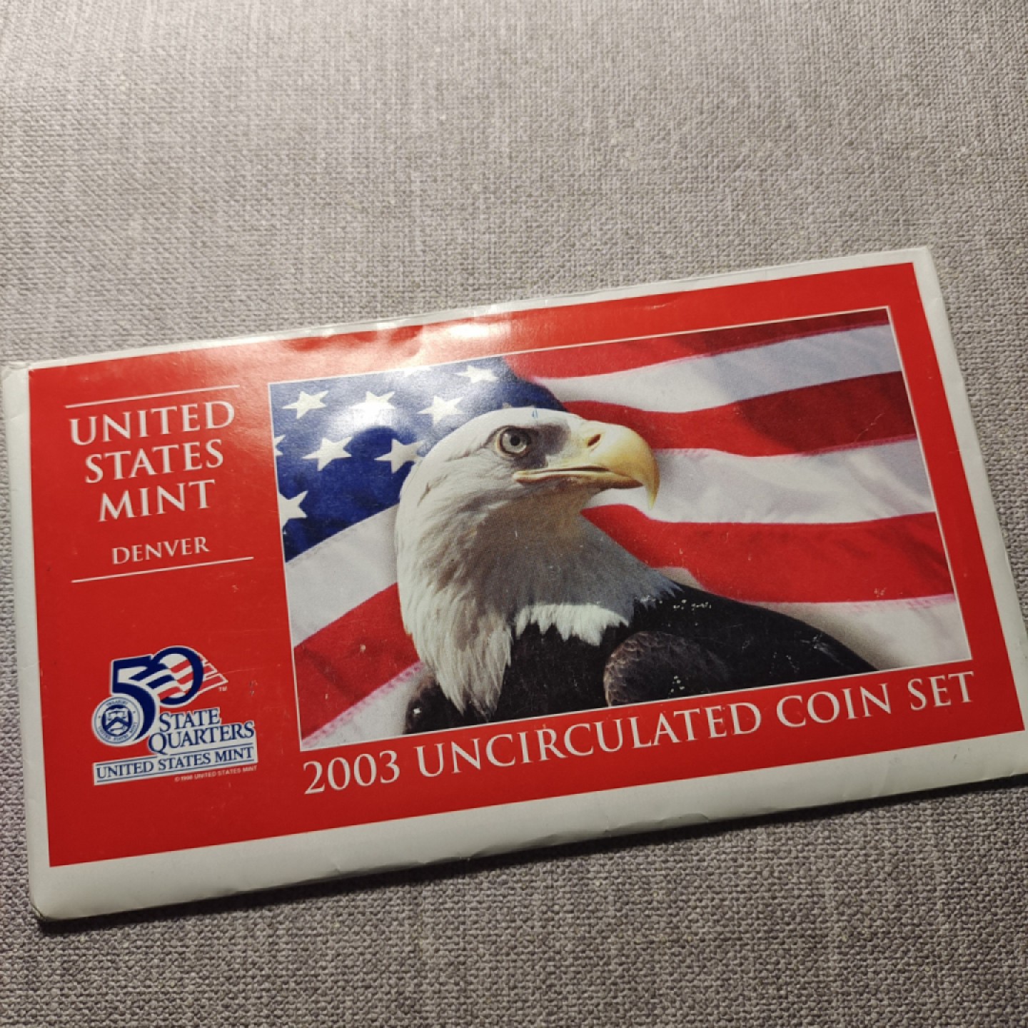 【丑猫0911】今晚7点整，自动快拍 03美国全套硬币(全新官封)-D厂