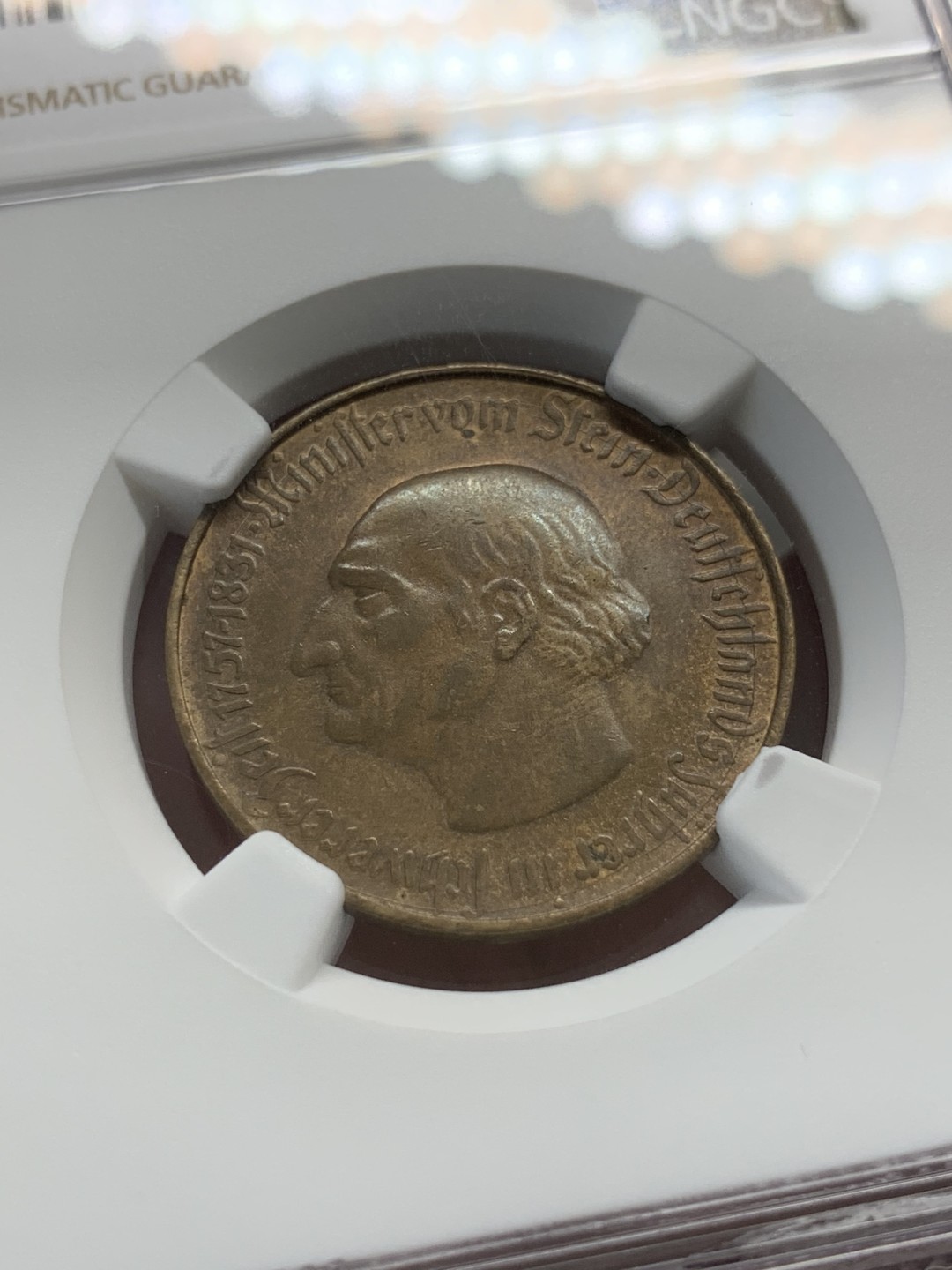 《竞宝斋》第93场-本周日，周一2场连拍（全场不限金额包邮） NGC MS62 1922年德紧100马克 马币系列凑套必备