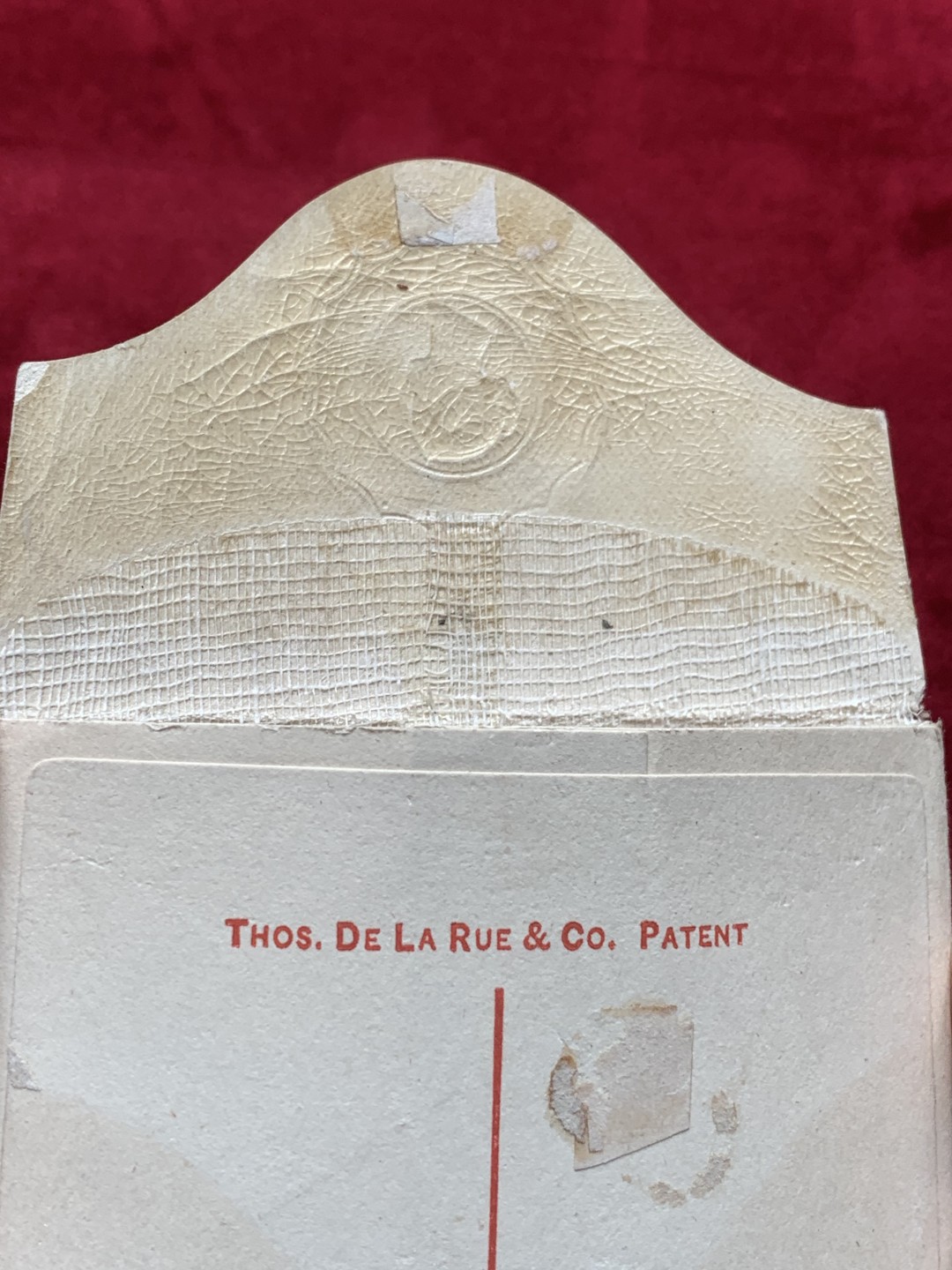 《竞宝斋》第93场-本周日，周一2场连拍（全场不限金额包邮） 直布罗陀 1887年 古典挂号信邮资封  压凸维多利亚女王十分漂亮（类似钢印）原胶完好 未使用品少见