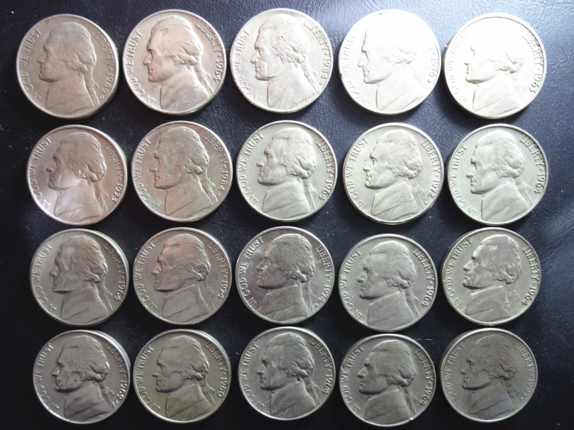 娃娃家-金秋九月首拍第一场 美国5美分- 20枚起拍