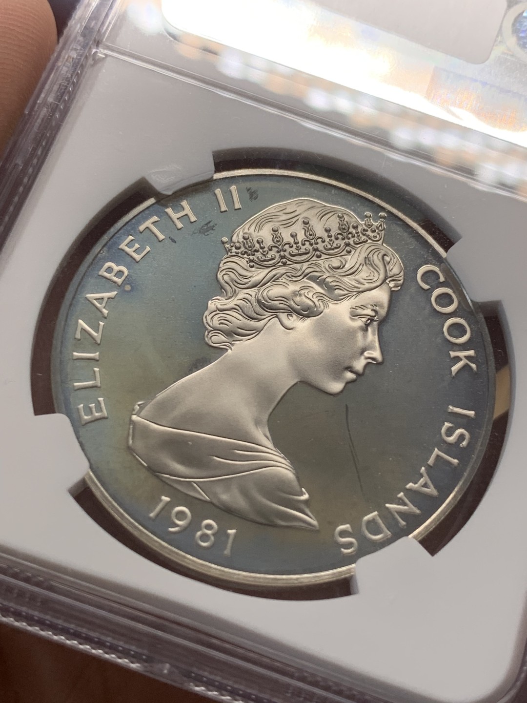 《竞宝斋》第93场-本周日，周一2场连拍（全场不限金额包邮） NGC冠军分 NGC PF69UC 库克群岛1981年精制1元 生殖崇拜图腾 精制少见  值得收藏